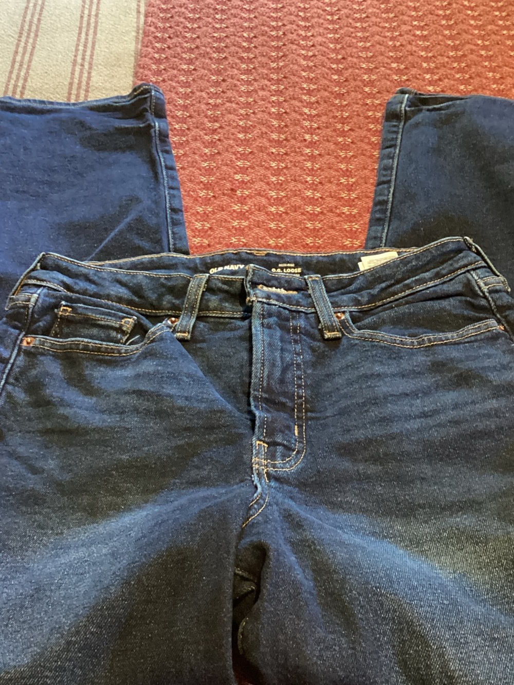 Old Navy Women's Skinny Jeans in Dark Blue Stretch Denim